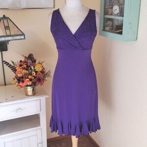 Glamour Purple Dressy Dress